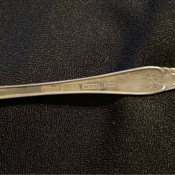 JELLY SERVER Silverplate Pierced 1907 NORMA National Silver Co Flatware Serving - Picture 5 of 5